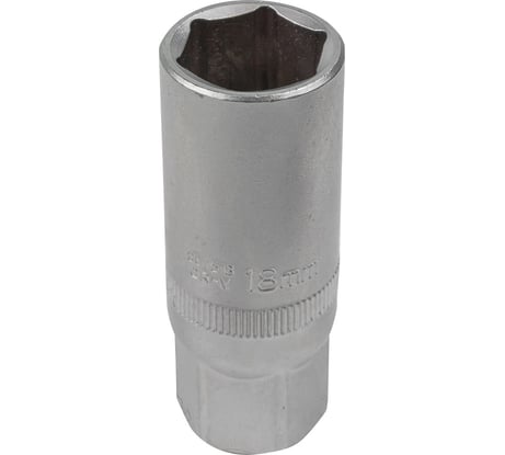 Головка свечная 6-гранная 18 мм, 3/8''DR JCB-807318(61846)