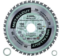 Диск пильный по листовой стали, чугуну 190х30/20/16 мм Z=40 TRF0 MetallCut Diamond Industrial DIDMET190Z40