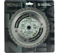 Диск пильный по листовой стали, чугуну 165х20/16 мм Z=36 TRF0 MetallCut Diamond Industrial DIDMET165Z36
