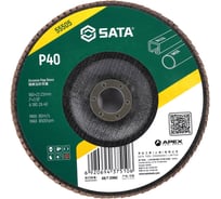 Диск лепестковый циркониевый SATA 180х22.23 мм, Р40 55505