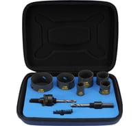 Набор коронок Ultra Bi-metall 22-64мм HSSE-Co8 9 предметов 4-6Tpi SC 3835R