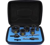 Набор коронок Ultra Bi-metall 22-68мм HSSE-Co8 10 предметов 4-6Tpi SC 3831R