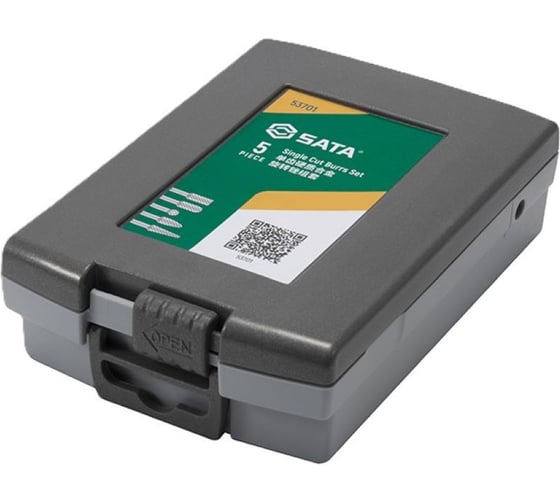 Набор бор-фрез с одинарной насечкой, 5 предметов SATA 53701