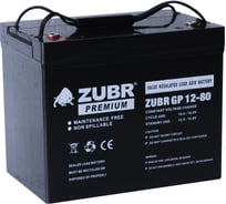 Аккумуляторная батарея ZUBR GP 12V 80Ah, Китай GP12-80(ZUBR)