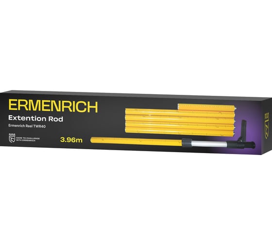 Штанга телескопическая Ermenrich для лазерного уровня Reel TWR40, 3.96 м 84657