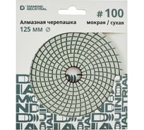 Круг алмазный шлифовальный АГШК черепашка 125 мм №100 класс AAA Proff Diamond Industrial DIDCHD125Z100
