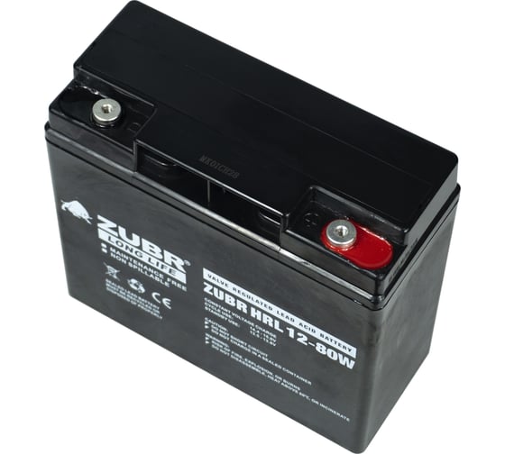 Аккумуляторная батарея ZUBR HRL12-80W, Китай HRL12-80W(ZUBR)