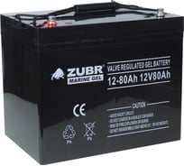 Аккумуляторная батарея ZUBR MARINE GEL NPG 12-80Ah NPG12-80