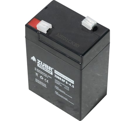 Аккумуляторная батарея ZUBR GP 6V 4.5Ah, Китай GP6-4.5(ZUBR)