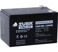 Аккумуляторная батарея ZUBR HRL12-50W, Китай HRL12-50W(ZUBR)