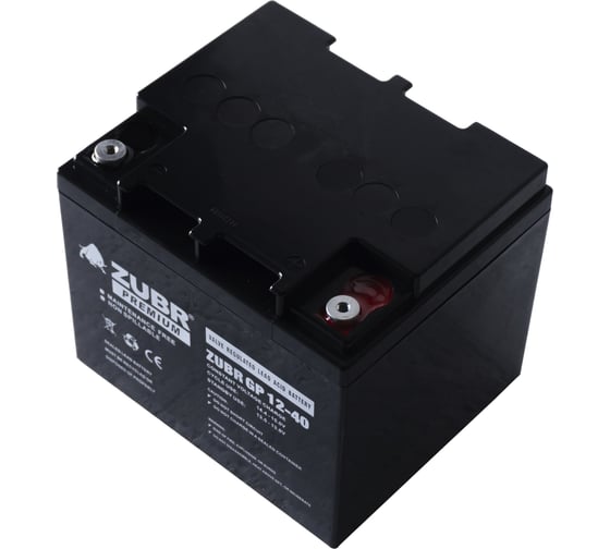 Аккумуляторная батарея ZUBR GP 12V 40Ah, Китай GP12-40(ZUBR)