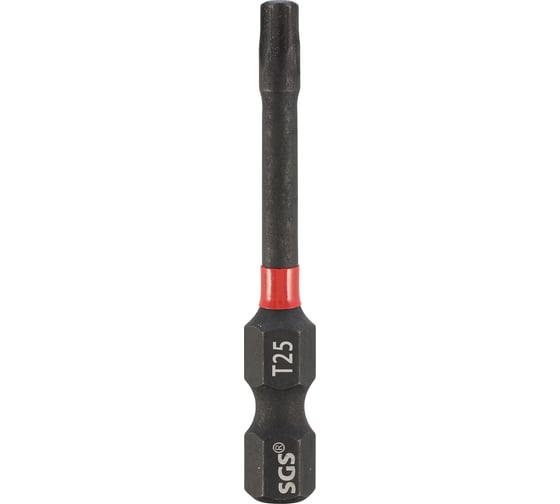 Бита SGS ударная TORX T25х50мм S2 1шт 6350-T25-IB 1
