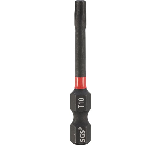 Бита SGS ударная TORX T10х50мм S2 1шт 6350-T10-IB