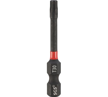 Бита SGS ударная TORX T30х50мм S2 1шт 6350-T30-IB