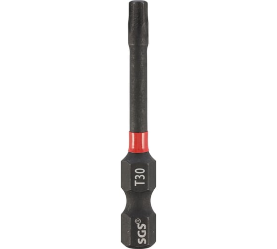 Бита SGS ударная TORX T30х50мм S2 1шт 6350-T30-IB