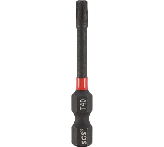 Бита SGS ударная TORX T40х50мм S2 1шт 6350-T40-IB 1