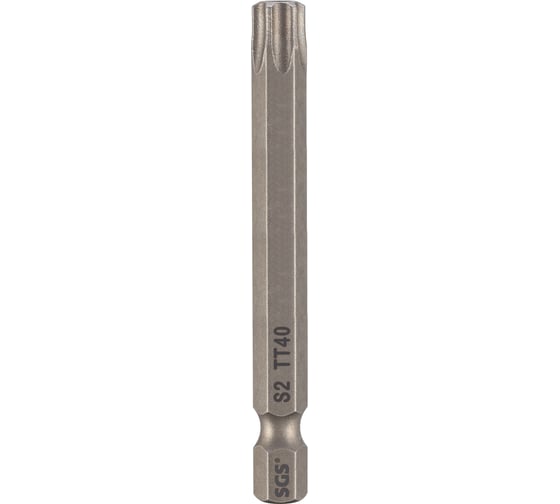 Бита SGS TORX с отверстием T40Hх65мм S2 1шт 6365-TT40