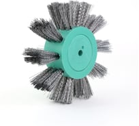 Щетка дисковая OSBORN Д100x23 с хв-м д6, ворс гофр латунир-я сталь 0,30 код 1-135 401.052-0004