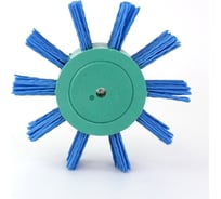 Щетка дисковая OSBORN Д100x23 с хв-м д6, ворс синий полимер-абразив P180 код 1-118 401.912-0011