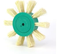 Щетка дисковая OSBORN Д100x23 с хв-м д6, ворс фибра Тампико код 1-119 401.942-0004