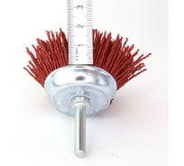 Щетка чашечная OSBORN Д50 с хв-м д6, ворс красный полимер абразив P80 код 1-138 600.891-0802