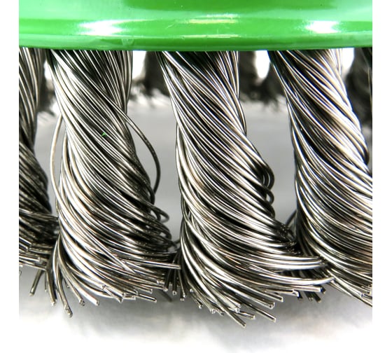Щетка чашечная жгутовая EuroBrush Д125хM14, ворс нерж сталь 0,50 код 13-082 EB-ASS5