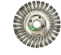 Щетка дисковая жгутовая EuroBrush Д125x6х22,2, ворс нерж сталь 0,50, до 12500 об/мин код 13-093 EB-DS12