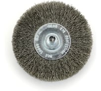 Щетка дисковая EuroBrush Д80x19 c хв-м д6x30, ворс гофр нерж сталь 0,20, до 20000 об/мин код 13-092 EB-D80SS3
