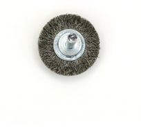 Щетка дисковая EuroBrush Д40x12 c хв-м д6x30, ворс гофр нерж сталь 0,20, до 20000 об/мин код 13-010 EB-D40SS3