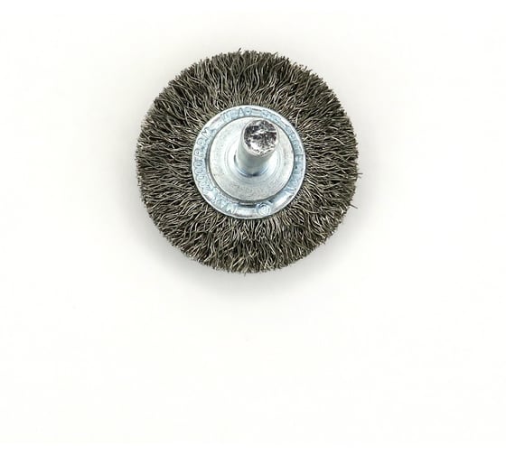 Щетка дисковая EuroBrush Д40x12 c хв-м д6x30, ворс гофр нерж сталь 0,20, до 20000 об/мин код 13-010 EB-D40SS3 1
