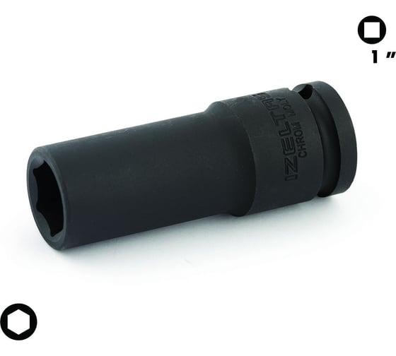 Головка торцевая ударная шестигранная удлиненная IZELTAS 23 мм, 1DR 14000004464 1