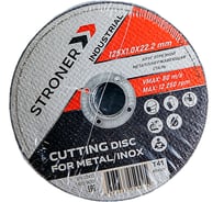 Круг отрезной по металлу STRONER 125x1.0x22.23 мм, 25 шт/уп cdi1251-25