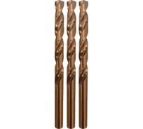 Сверло по металлу Р6М5К5 ИНСТРУМЕНТ - ЦЕНТР 4 мм, 3 шт 3525-3