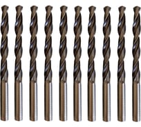 Сверло по металлу спиральное ИНСТРУМЕНТ - ЦЕНТР 6.4 мм, Р6М5, 10 шт 18461