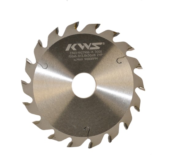 Диск пильный пазовый KWS 150х30х6.0х18T ZYP 3000 05030-251124 1