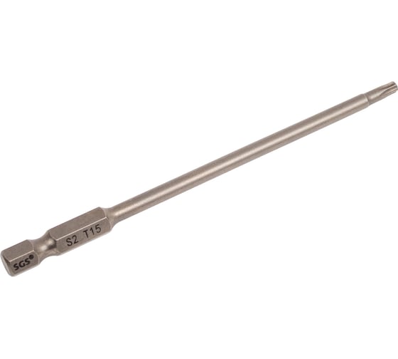 Бита SGS TORX T15, 110мм S2 1шт 63110-T15