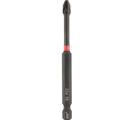 Бита SGS ударная PZ2, 90мм Impact S2 1шт 6390-PZ2-IB