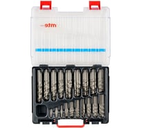 Набор сверл спиральных по металлу MTE HSS-G RL DIN 338 1-10 мм, шаг 0.5 мм, 170 шт 2617200009