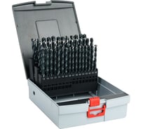 Набор сверл спиральных по металлу MTE HSS-G PRO DIN 338 6.0-10.0 мм, шаг 0.1 мм, 41 шт 2624000008