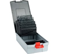 Набор сверл спиральных по металлу MTE HSS-G PRO DIN 338 1.0-6.0 мм, шаг 0.1 мм, 51 шт 2624000007