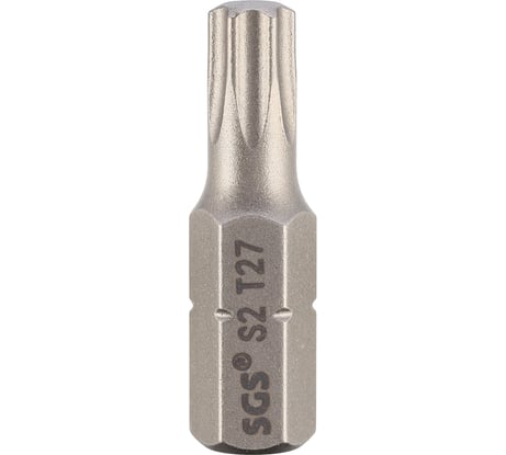 Бита SGS TORX T27, 25 мм S2 1шт 6325-T27