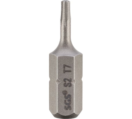 Бита SGS TORX T7, 25 мм S2 1шт 6325-T7
