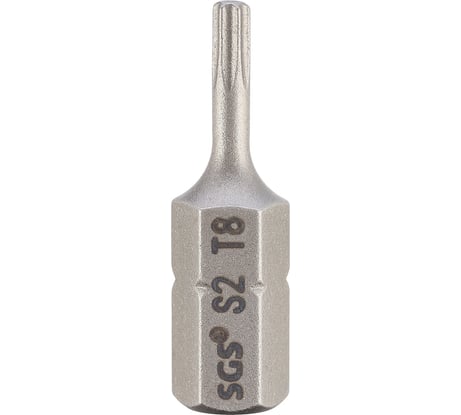Бита SGS TORX T8, 25 мм S2 1шт 6325-T8