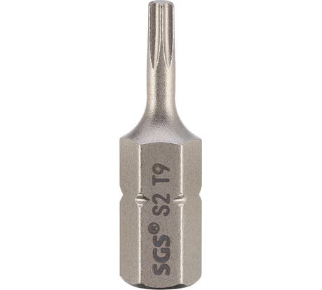 Бита SGS TORX T9, 25 мм S2 1шт 6325-T9
