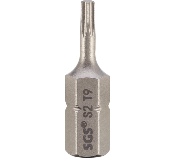 Бита SGS TORX T9, 25 мм S2 1шт 6325-T9