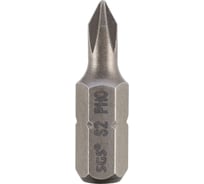 Бита SGS PH0, 25мм S2 1шт 6325-PH0