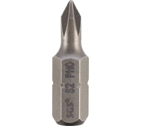 Бита SGS PH0, 25мм S2 1шт 6325-PH0