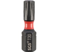 Бита SGS ударная TORX T30, 25мм Impact S2 1шт 6325-T30-IB