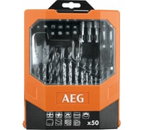 Набор бит и сверл AAKDD50 50 предметов AEG 4932472024