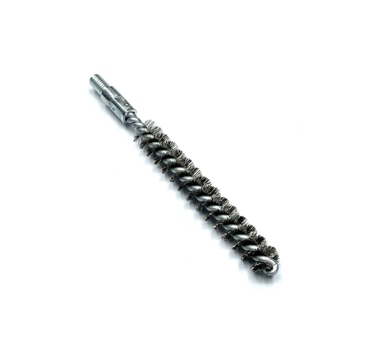 Щетка ерш Lessmann, Д12x115x80 М6, ROF 0,15мм 500512